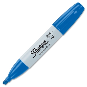 Integra 38282 Sharpie Marker, Chisel Tip, Blue by Sharpie