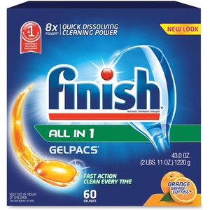 Reckitt Benckiser plc 81181 Gelpac,Finish,Orange by Finish