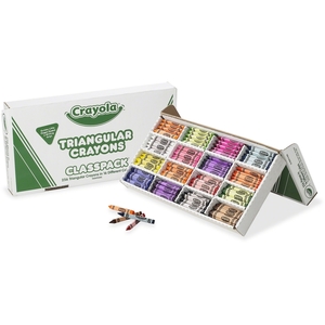 Crayola, LLC 52-8039 TRIANGULAR CRAYONS CLASSPACK by Crayola