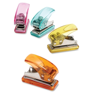 Single Hole Punch, Mini, 3-1/2"x3"x2", Assorted by Baumgartens