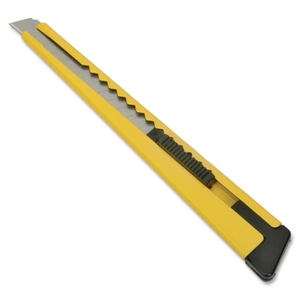 National Industries For the Blind 5110016215253 Utility Knife, Snap-Off-Blade, 9mm, Std, Yellow by SKILCRAFT