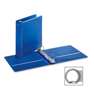 Tops Products 90332 Round Ring Binder, w/ 2 Pockets, 2" Cap., Medium Blue by Cardinal