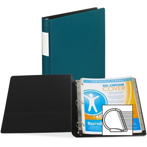 Avery 17638 Reference Binder,D-Ring,1",8-1/2"x11",250/Sht Cap,Teal by Samsill