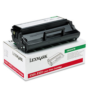 Lexmark International, Inc 08A0478 08A0478 High-Yield Toner, 6000 Page-Yield, Black by LEXMARK INT'L, INC.