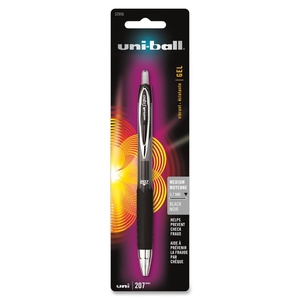 Sanford, L.P. 33956PP Gel pen, Retractable, Refillable, .7mm Point, 1/CD, BK by Uni-Ball