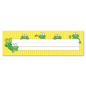 Carson-Dellosa Publishing Co., Inc 122010 Nameplates, Frogs, 9-1/2"x2-4/5", 36/PK by Carson-Dellosa