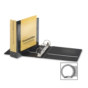 QUALITY PARK PRODUCTS 90090 Round Ring Binder,Non-locking,3" Capacity,Black by Cardinal