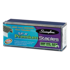 S.F. 4 Premium Chisel Point 210 Count Full-Strip Staples, 5000/Box by ACCO BRANDS, INC.