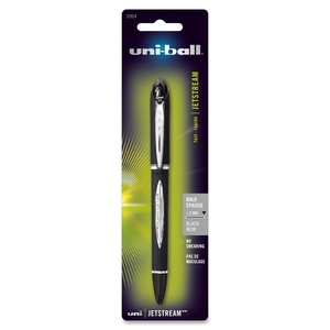 Sanford, L.P. 33924PP Rollerball Pen, Gel, 1.0mm, 1/CD, Black/Black Ink by Uni-Ball