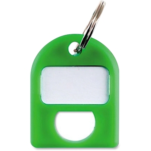 Reckitt Benckiser plc 80088 Replacement Security Cabinet Key Tags, Green, 8/Pack by CARL