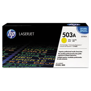 Hewlett-Packard Q7582AG HP 503A, (Q7582A-G) Yellow Original LaserJet Toner Cartridge for US Government by HEWLETT PACKARD SUPPLIES