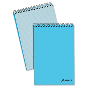 Tops Products 25286 Steno Book, 16 lb., 80 Sheets, 6"x9", Pastel Blue by Ampad