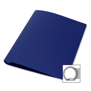 SAMSILL CORPORATION 10302 3-Ring Binder,28 Gauge Poly,1" Capacity,11"x8-1/2",Blue by Samsill