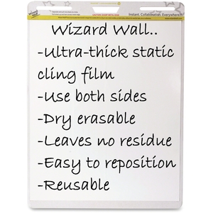 Wizard Wall EP152PK Easel Pads, White Film, 15 Sheets/Pad, 2 Pads/Pack by Wizard Wall