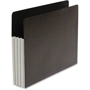 SJ Paper S83606 Fusion Pocket, Ltr, 3.5" Exp, 23 Pt, 25/BX, Black/Gray by SJ Paper