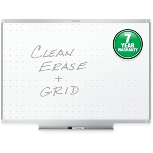 ACCO Brands Corporation TE543AP2 2 Total Erase Whiteboard w/Marker, Tray, 3'x2', Aluminum by Quartet