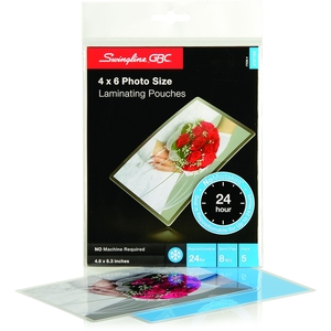 ACCO Brands Corporation 3747199 Laminating Pouch, Repo, Photo Size ,4-3/5"x6-3/10", Clear by Swingline