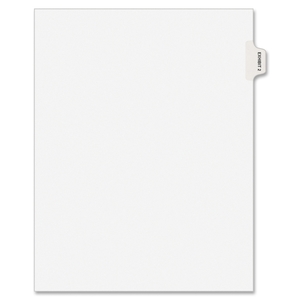 Avery 82322 Dividers, "Exhibit 2", Side Tab, 8-1/2"x11", 25/PK, White by Avery