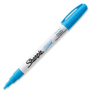 Sanford, L.P. 35548 Paint Markers,Fine,Oil-based,Water/Fade Resistant,Aqua by Sharpie