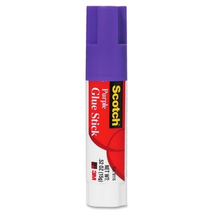 3M 6115 Permanent Adhesive Glue Stick, Purple by Scotch