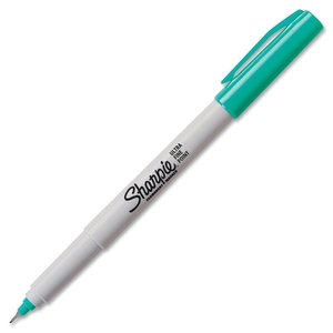 Sanford, L.P. 37243 Permanent Marker, Ultra-Fine, Aqua by Sharpie