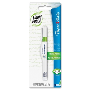 Correction Pen, 7ml, White by Paper Mate
