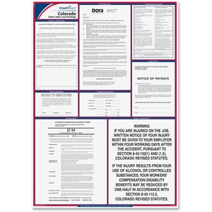 TFP Data Systems E10CO Colorado State Labor Law Poster, Multi by TFP ComplyRight