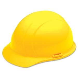 National Industries For the Blind 8415009353140 Safety Helmet, Adjustable 6-1/2"-8", Yellow by SKILCRAFT