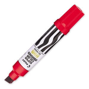 Pilot Corporation 43300 Jumbo Permanent Marker, Refillable, Chisel Point, Red by Pilot