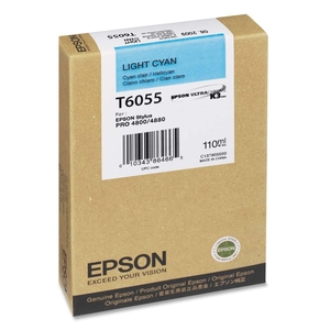 Epson Corporation T605500 Ink Cartridge, 110 ml, Light Cyan by Epson