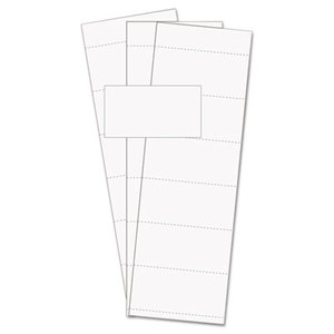 Bi-silque S.A FM1513 Data Card Replacement, 3"w x 1 3/4"h, White, 500/PK by BI-SILQUE VISUAL COMMUNICATION PRODUCTS INC
