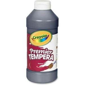 Crayola, LLC 54-1216-051 Premier Tempera Paint, 16oz., Black by Crayola