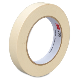 3M 20018X55 Paper Tape, 5.5mil, 18mmx55m, 48RL/CT, Tan by 3M