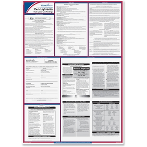 TFP Data Systems E10PA Pennsylvania State Labor Law Poster, Multi by TFP ComplyRight