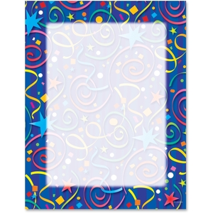 Geographics, LLC 46901S Design Copy Paper,24lb,8-1/2"x11",100/PK,Star Confetti,BE by Geographics