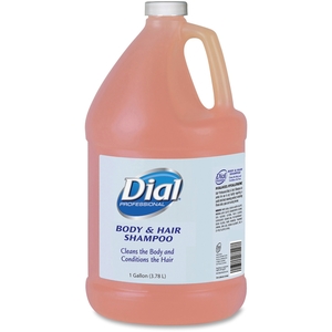 The Dial Corporation 03986 Dial Prof Body/Hair Shampoo, 1Gal, 4/CT, Peach by Dial Professional