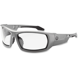 Ergodyne 50100 Clear Lens Safety Glasses, Gray by Ergodyne