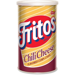 PepsiCo, Inc 07407 Fritos Chili Cheese Corn Chips,Canister,5.50Oz.,12/Ct,Bnrd by Frito