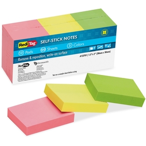 Tops Products 23701 PAD,SELF-STICK NOTES,AST by Redi-Tag