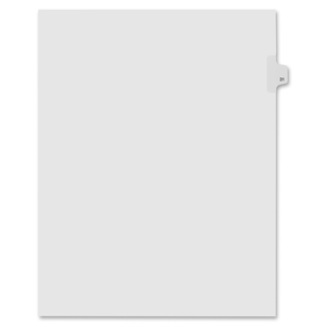 Kleer-Fax, Inc 91031 Index Dividers,Number 31,Side Tab,1/25 Cut,Letter,25/PK,WE by Kleer-Fax