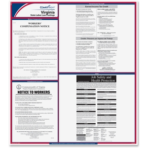 TFP Data Systems E10VA Virginia State Labor Law Poster, Multi by TFP ComplyRight