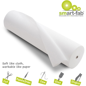 Smart-Fab 1U383660010 Fabric Rolls, 36"x600', White by Smart-Fab