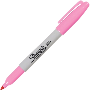 Sanford, L.P. 32089 Permanent Marker, Fine Point, Pink by Sharpie