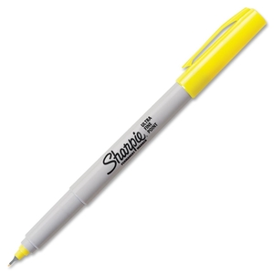 Sanford, L.P. 37125 Permanent Marker, Ultra-Fine, Yellow by Sharpie