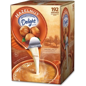 WhiteWave Foods Company 100709 Liquid Coffee Creamer,Intl Delight,.5oz,192/CT,Hazelnut by International Delight