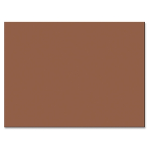 Construction Paper, 76lb., 18"x24", 50/PK, Warm Brown by Tru-Ray