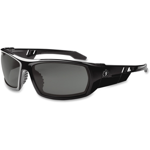 Ergodyne 50033 Smoke Lens Safety Glasses W/Fog-Off, Black by Ergodyne