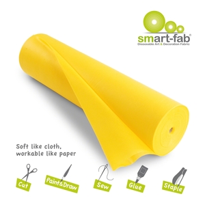 Smart-Fab 1U383660070 Fabric Rolls, 36"x600', Yellow by Smart-Fab