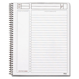 JEN Action Planner, Ruled, 6-3/4 x 8-1/2, White, 100 Sheets by TOPS BUSINESS FORMS