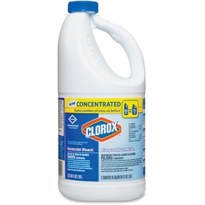 The Clorox Company 31009EA Concentrated Clorox Liquid, Reg, 64oz., Clear by Clorox